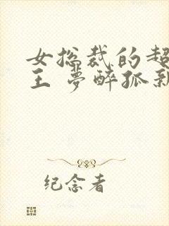 女总裁的超级兵王 梦醉孤新