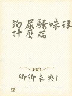 狗尿骚味很重是什么病