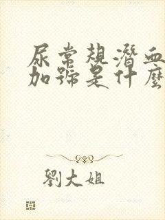 尿常规潜血3个加号是什么意思