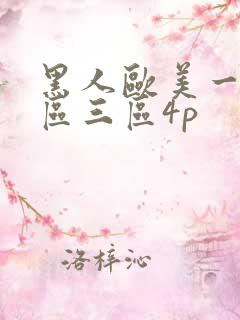 黑人欧美一区二区三区4p