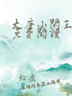 大唐小闲王李慎免费阅读