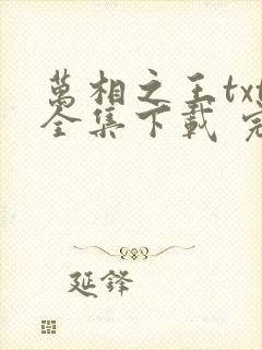 万相之王txt全集下载 完整版