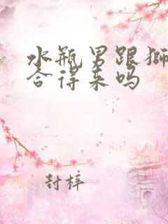 水瓶男跟狮子女合得来吗