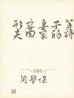 形容妻子等待丈夫回家的诗句