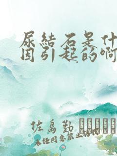 尿结石是什么原因引起的啊