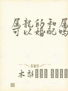 属龙的和属兔的可以婚配吗