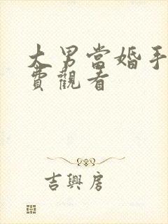 大男当婚手机免费观看