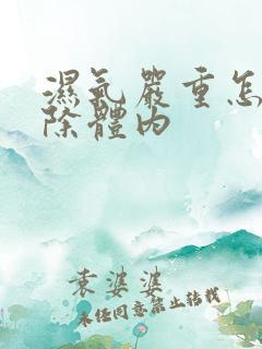 湿气严重怎么排除体内