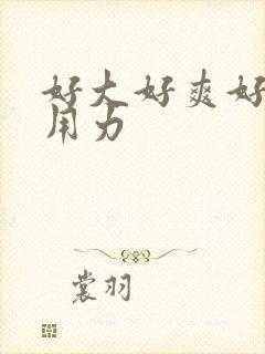 好大好爽好舒服用力