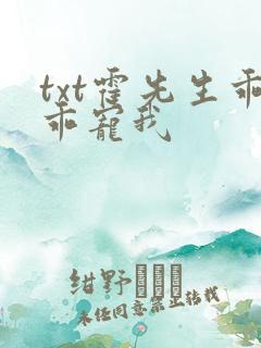 txt霍先生乖乖宠我