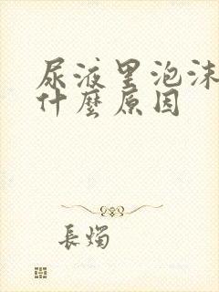 尿液里泡沫多是什么原因