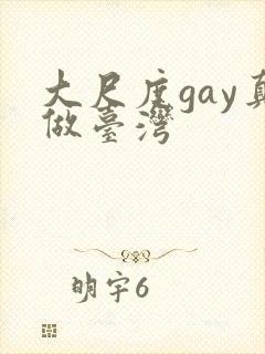 大尺度gay真做台湾