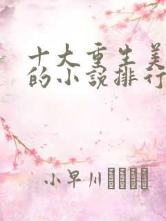 十大重生美利坚的小说排行榜