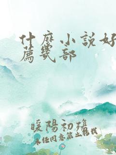 什么小说好看推荐几部