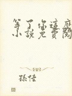 等了你这么多年小说免费阅读