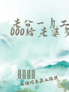 老公一月工资5000给老婆多钱