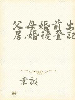 父母婚前出资买房,婚后登记双方名下