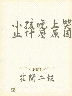 小孩晚上哭闹不止什么原因