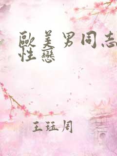 欧美男同志男同性恋