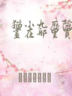 猫小九历险记漫画在哪里买