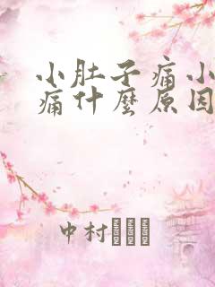 小肚子痛小便也痛什么原因