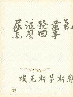 尿液发黄气味大怎么回事