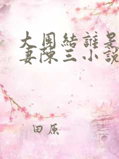 大团结谁是谁的妻陈三小说