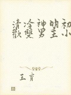 清冷神明初次承欢双男主小说