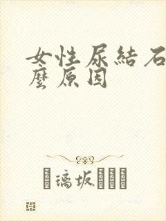 女性尿结石是什么原因