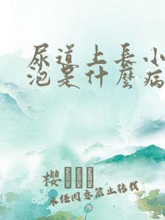 尿道上长小水泡泡是什么病