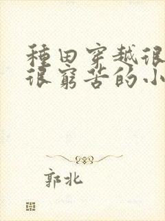 种田穿越很真实很穷苦的小说