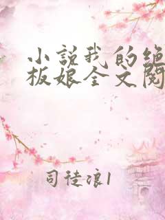 小说我的绝色老板娘全文阅读