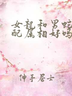 女龙和男蛇的婚配属相好吗