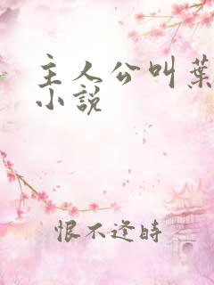 主人公叫叶楚的小说