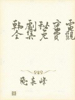 韩剧秘密电视剧全集免费观看高清在线