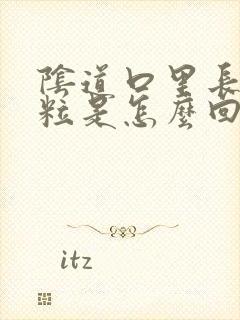 阴道口里长硬颗粒是怎么回事