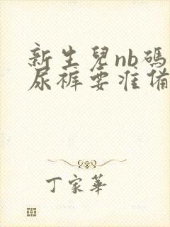 新生儿nb码纸尿裤要准备多少