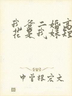 我爸二婚高冷校花是我妹短剧演员表