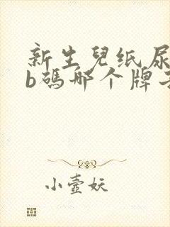 新生儿纸尿裤nb码哪个牌子好