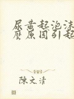 尿黄起泡沫是什么原因引起的