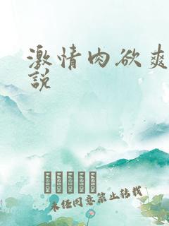 激情肉欲爽文小说