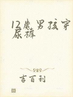 12岁男孩穿纸尿裤