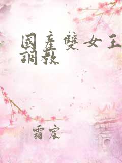 国产双女王丝袜调教