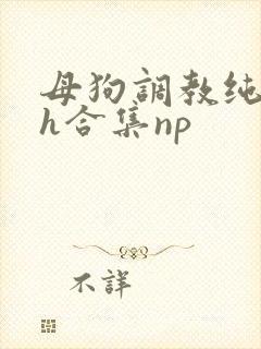 母狗调教纯肉高h合集np
