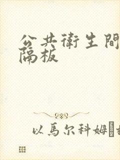 公共卫生间隔断隔板