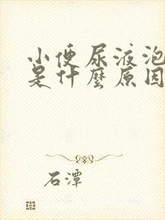 小便尿液泡沫多是什么原因