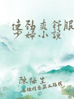 使劲爽舒服人妻少妇小说