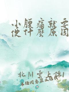 小腹痛就要拉大便什么原因