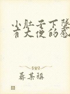 小肚子下坠感伴有大便的感觉