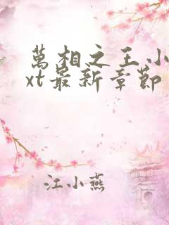 万相之王小说txt最新章节